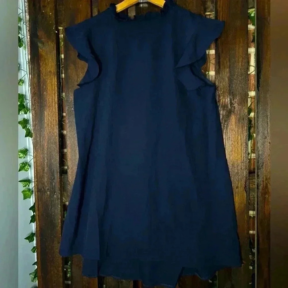 Kimi + Kai Maternity "Karlena" Flutter Sleeve Top Size Large - Picture 3 of 8